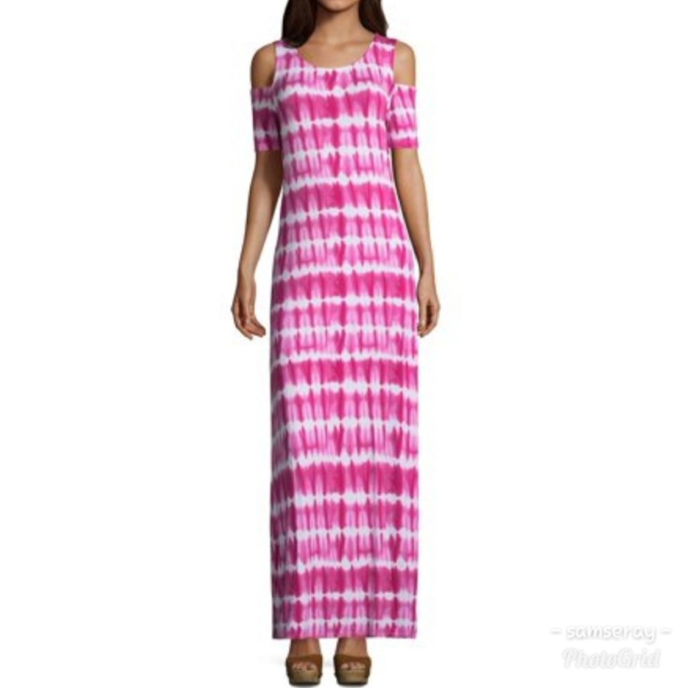Cold Shoulder Maxi Dress